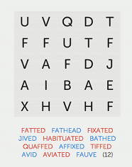 Animated Letterpress game